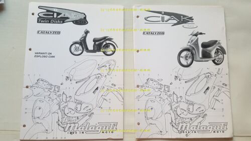 Malaguti 50 CIAK anni 90 2 cataloghi ricambi scooter originali …