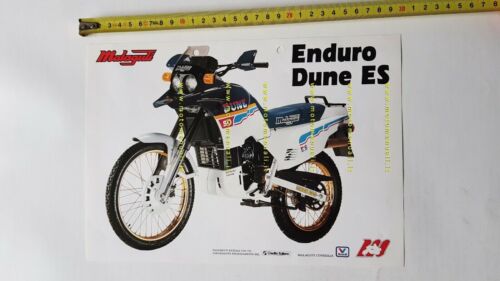 Malaguti 50 Dune ES Enduro 1986 depliant Ciclomotore originale brochure