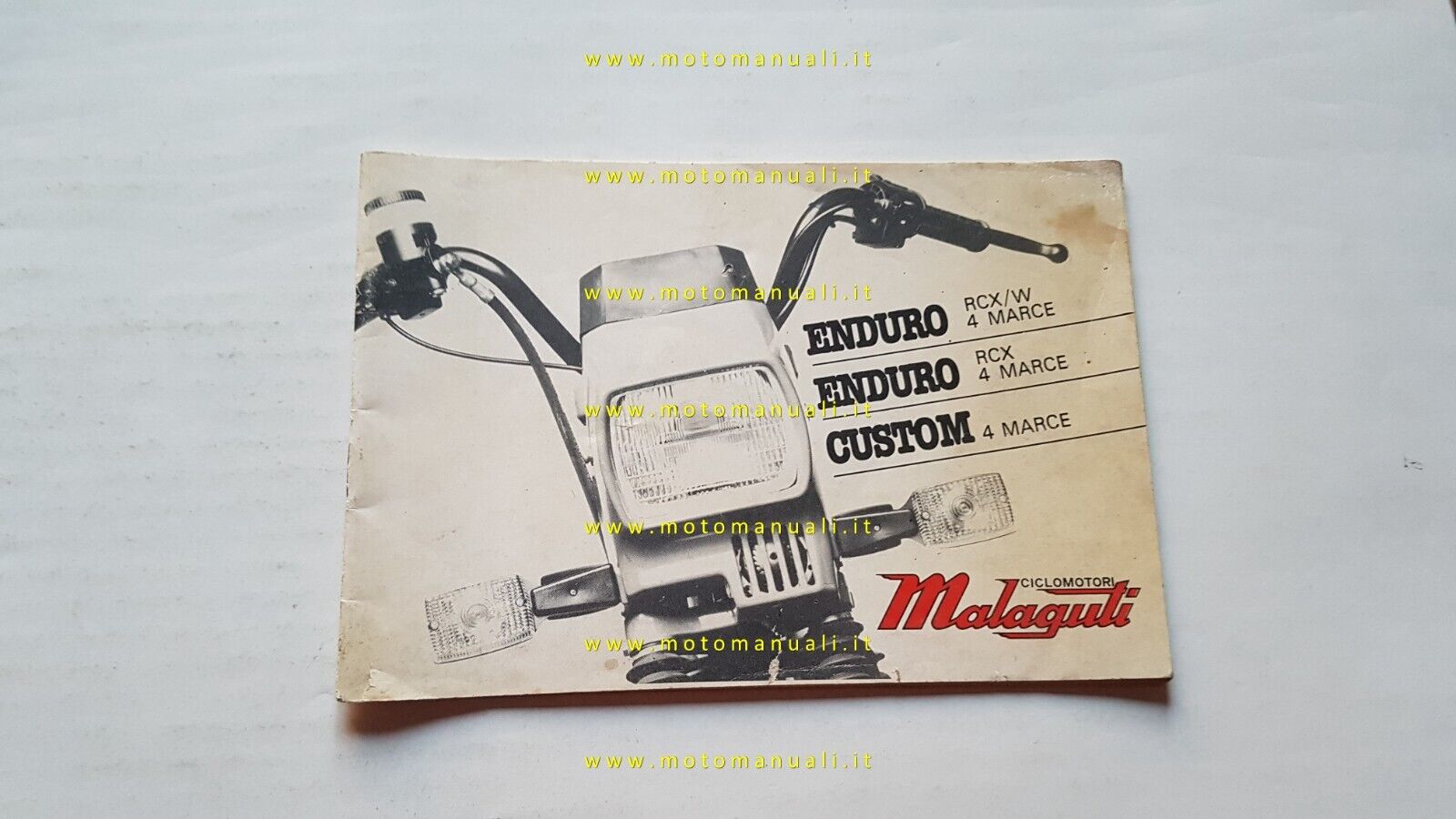Malaguti 50 Enduro RCX-RCX W - Custom manuale uso originale …