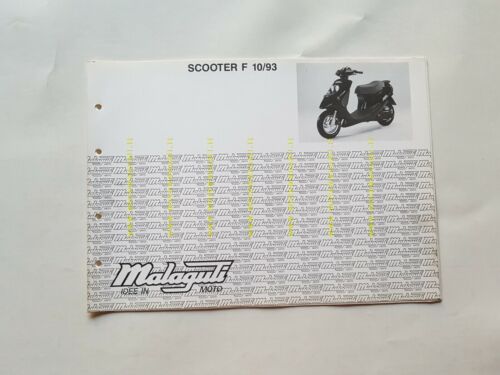 Malaguti 50 F 10 1993 Scooter catalogo ricambi originale spare …