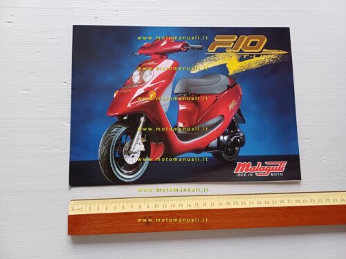 Malaguti 50 F10 Jetline scooter depliant originale brochure