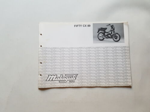 Malaguti 50 Fifty CX 1989 catalogo ricambi originale Spare Parts …