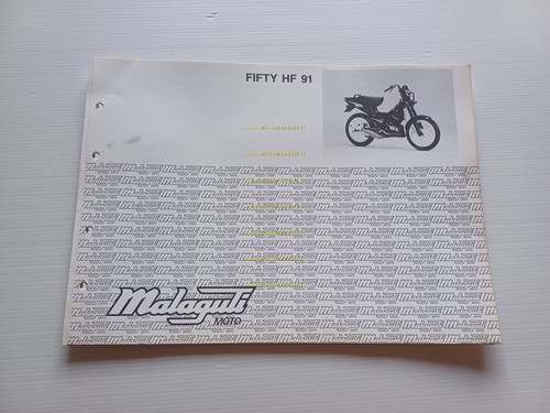 Malaguti 50 Fifty HF 1991 catalogo ricambi originale telaio