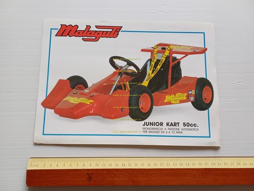 Malaguti 50 Junior Kart 1984 depliant italiano originale