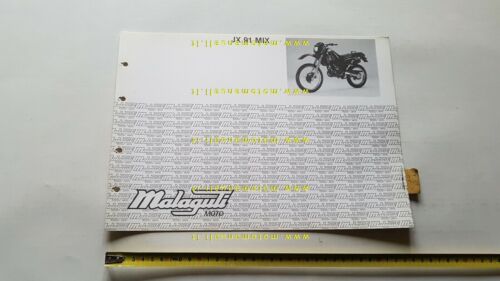 Malaguti 50 JX MIX 1991 catalogo ricambi originale Spare Parts …