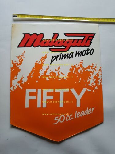 Malaguti Fifty festone bandiera per concessionari originale anni 90 no …