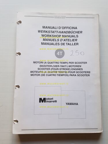 Malaguti Madison 250 1999 Manuale Officina motore Yamaha-Minarelli originale