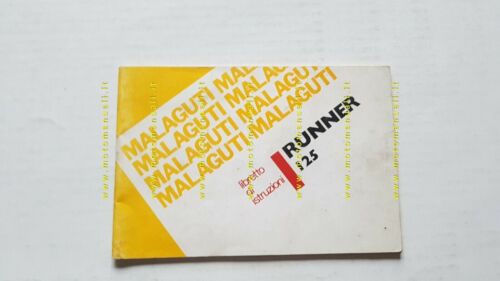 Malaguti Runner 125 1985 Manuale Uso manutenzione originale Owner's Manual