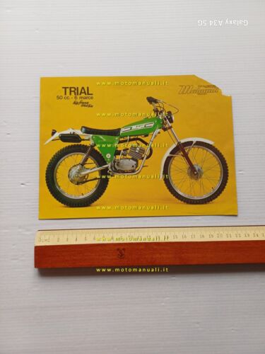 Malaguti Trial 50 6V Big Franz depliant originale ITALIANO