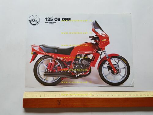 Malanca 125 OB One depliant originale italiano