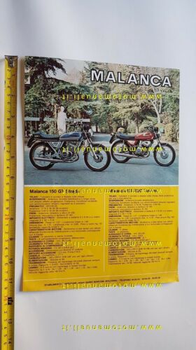 Malanca 150 - 125 2C - 50 Duepiù 1976 depliant …