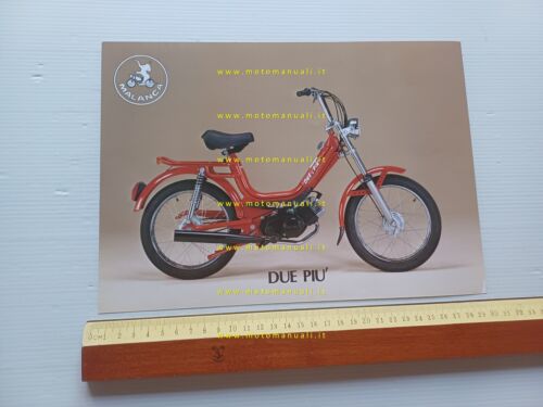 Malanca 50 Due Più depliant italiano originale ciclomotore