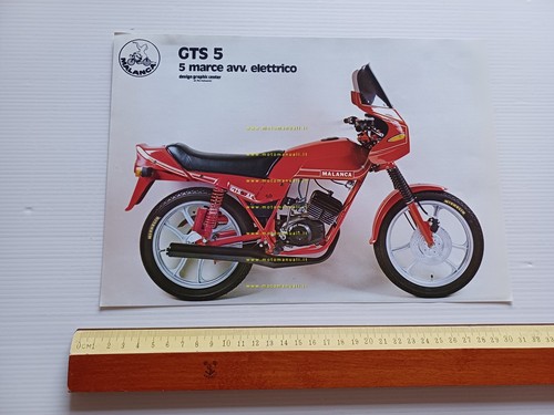 Malanca 50 GTS 5 5M Avviamento Elettrico depliant originale ITALIANO
