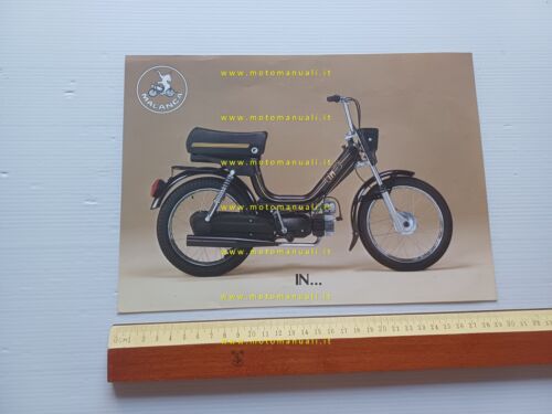 Malanca 50 IN.. depliant italiano originale ciclomotore