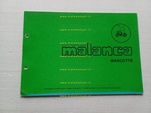 Malanca 50 Mascotte anni 70 catalogo ricambi telaio originale - …