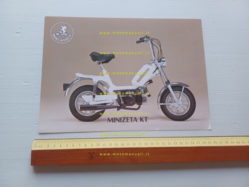 Malanca 50 MiniZeta KT depliant italiano originale ciclomotore