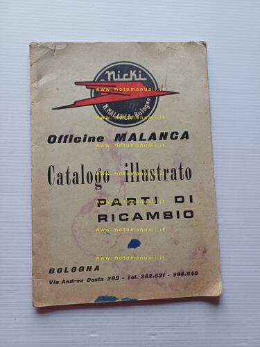 Malanca 50 serie Nicky tutti modelli catalogo ricambi originale Parts …