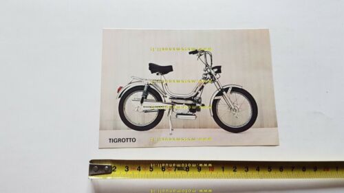 Malanca 50 Tigrotto 1972 depliant moto originale brochure prospekt