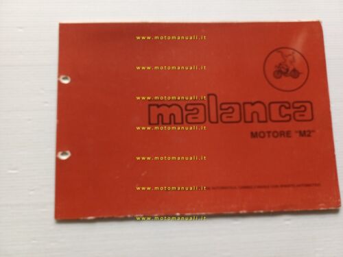 Malanca catalogo ricambi MOTORE M2 50 anni 70 Engine spare …
