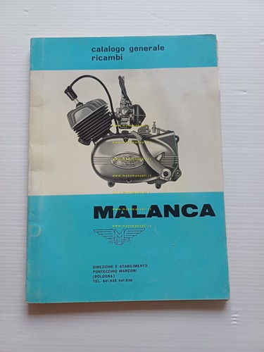 Malanca catalogo ricambi motori 50 3A-P 3A-KS 3A-V 4A-S originale