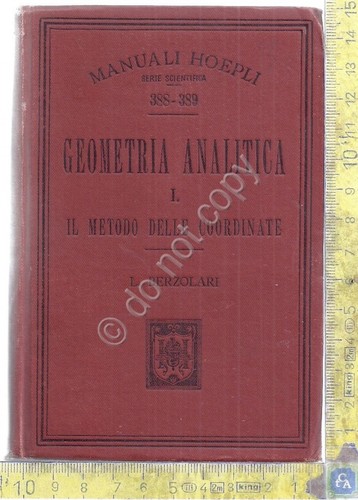 Manuale Hoepli - Geometria Analitica I - Metodo coordinate - …