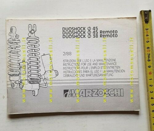 Marzocchi ammortizzatori Duoshock 45-38 Remoto manuale officina originale 1988