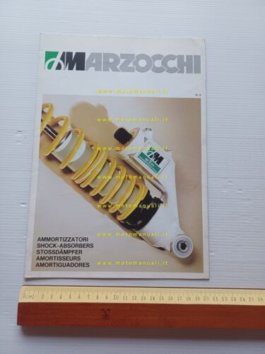 MARZOCCHI catalogo produzione ammortizzatori 1981 depliant originale brochure