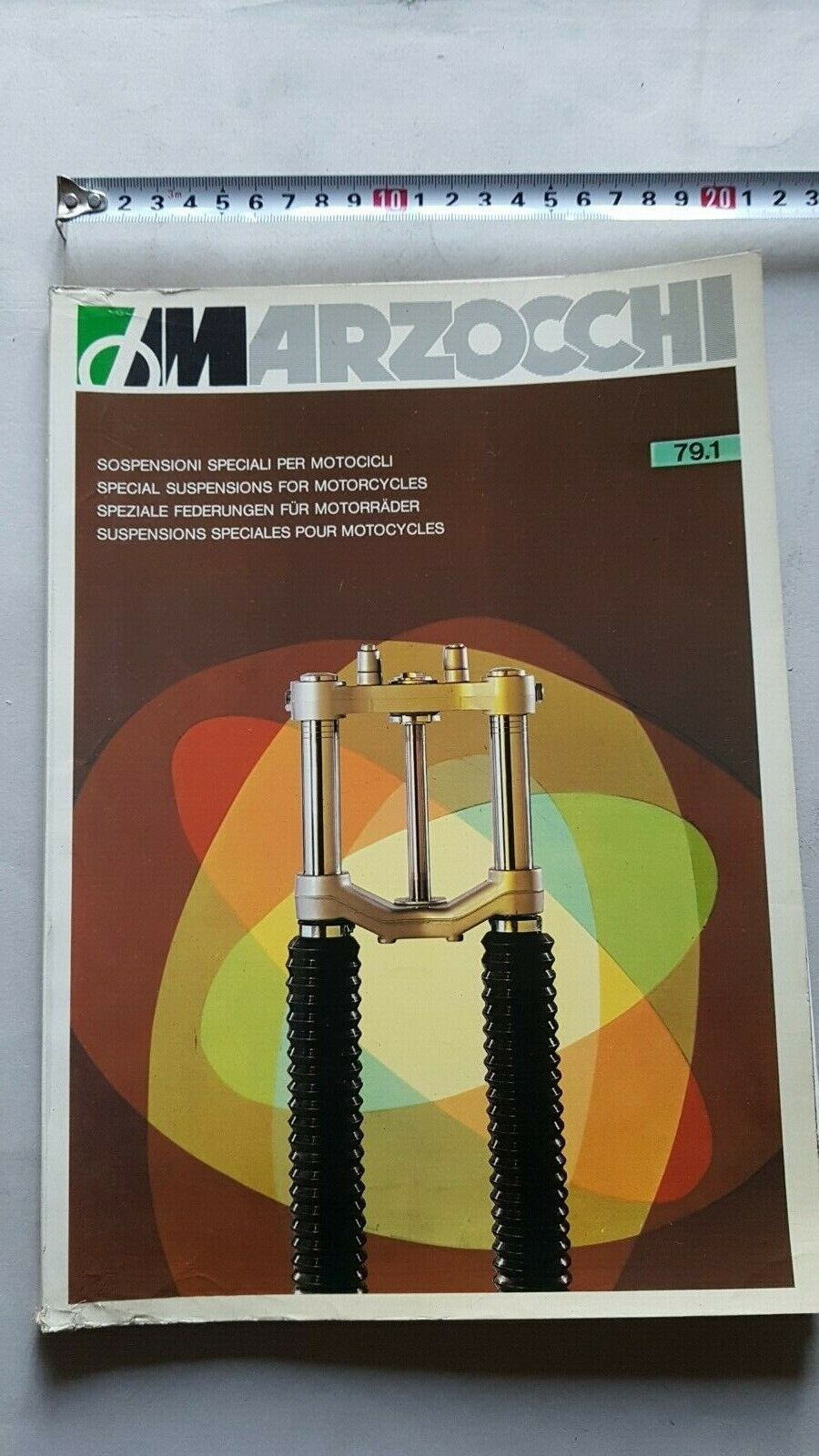 Marzocchi Forcelle catalogo ricambi originale 1979 Ducati Morini Laverda Moto