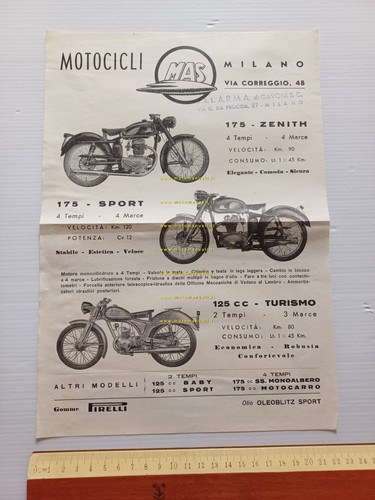 MAS 175 Zenith - 175 Sport - 125 Turismo anni …