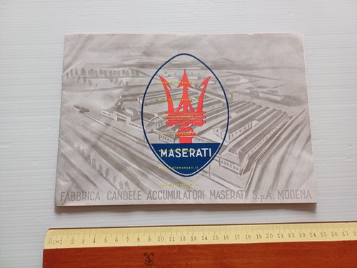 MASERATI 250-160-125 Turismo Lusso-Veloce anni 50 portfolio 5 depliant originale