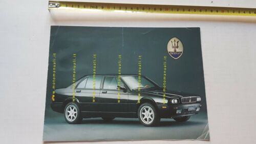 Maserati 4.24V - Ghibli 1993 depliant originale auto epoca genuine …