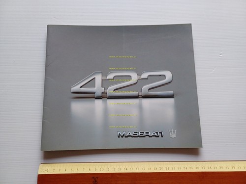 MASERATI 422 1988 depliant italiano originale