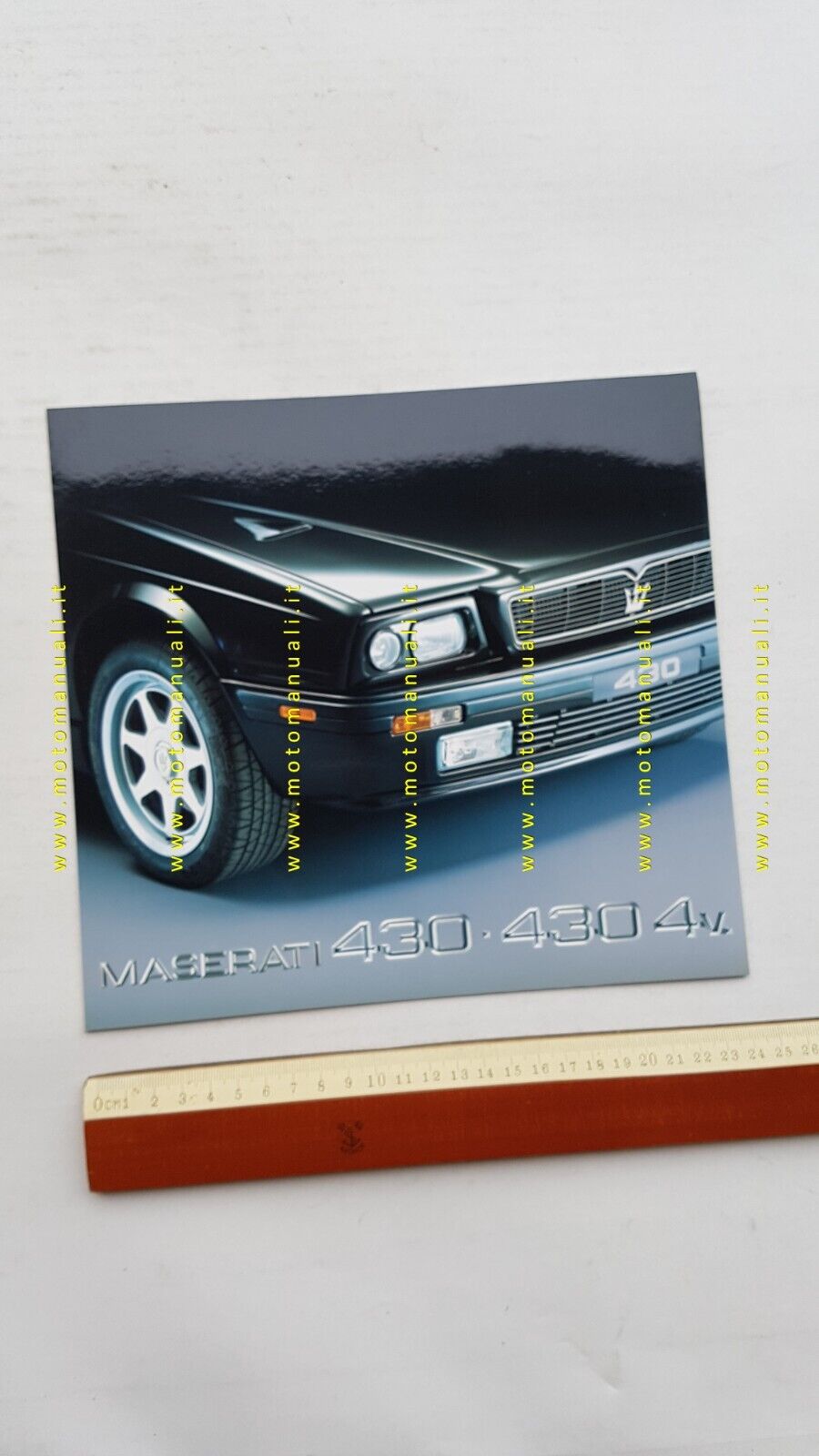 MASERATI 430 - 430 4V depliant originale TEDESCO FRANCESE