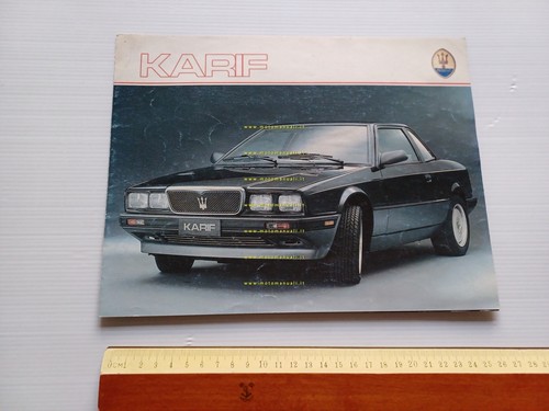 Maserati Karif 1988 depliant originale italiano