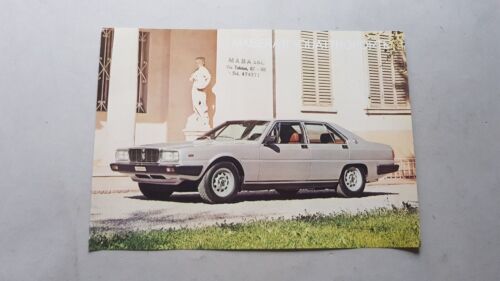 Maserati Quattroporte 1976 depliant originale auto epoca genuine car brochure