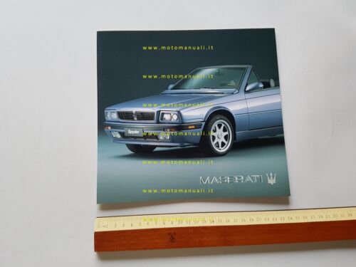 Maserati Spyder i 1991 depliant originale italiano