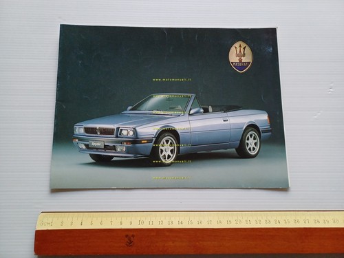 Maserati Spyder i + modelli 1993 depliant originale italiano