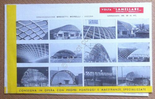 Materiali edili - Volantino pubblicitario Volta lamellare - anni '50