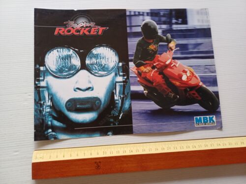 MBK 50 Booster Rocket scooter depliant originale italiano