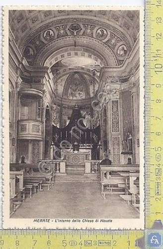 Merate - Interno Chiesa di Novate - '50s