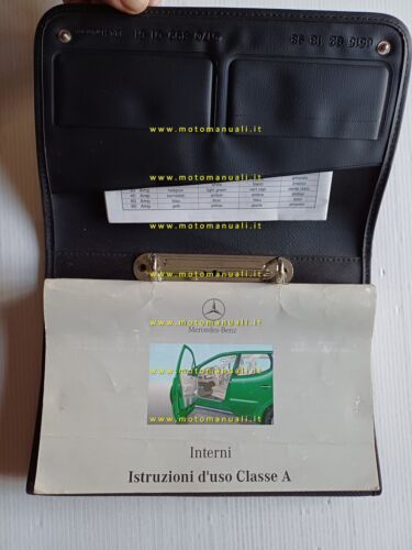 Mercedes Benz Classe A 1998 manuale uso libretto originale ITALIANO