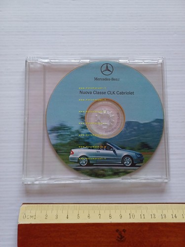 Mercedes-Benz CLK Cabriolet modelli 2003 CD-ROM da cartella stampa originale