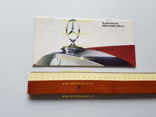 Mercedes Benz produzione modelli 1965 depliant italiano originale