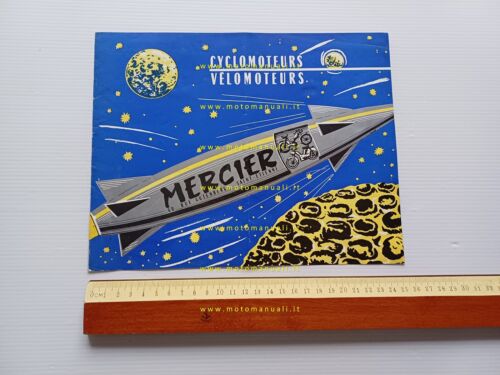 Mercier modelli 50 - 125 1959 depliant originale francese