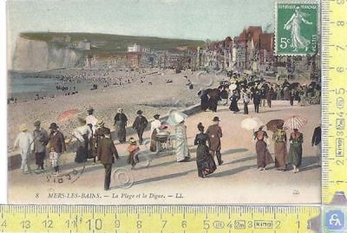Mers - Les Bains -Illustrata con constumi d'epoca - '20's