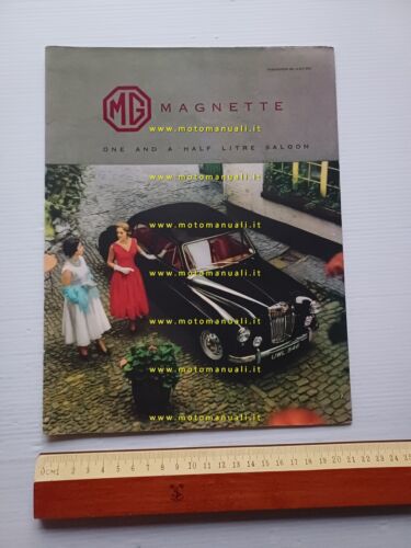 MG Magnette 1957 depliant inglese originale