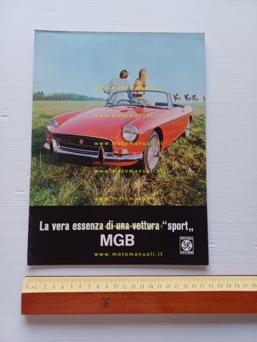 MG MGB 1.8 anni 70 depliant italiano originale