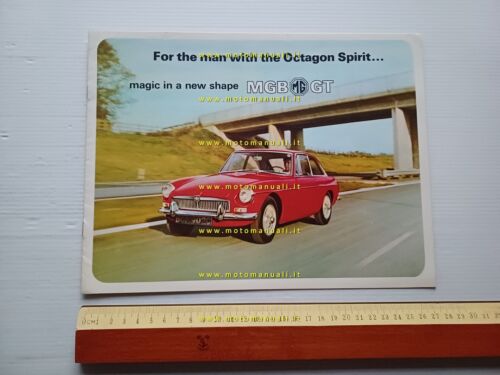 MG MGB GT 12.1965 depliant inglese originale