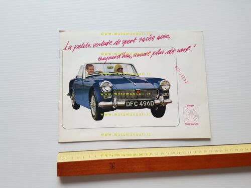 MG Midget 1300 Mark III 1967 depliant originale francese
