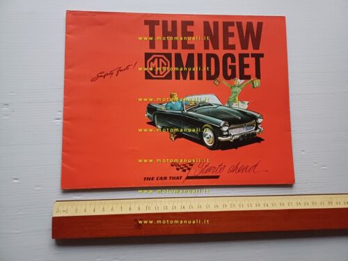 MG Midget 1965 depliant inglese originale